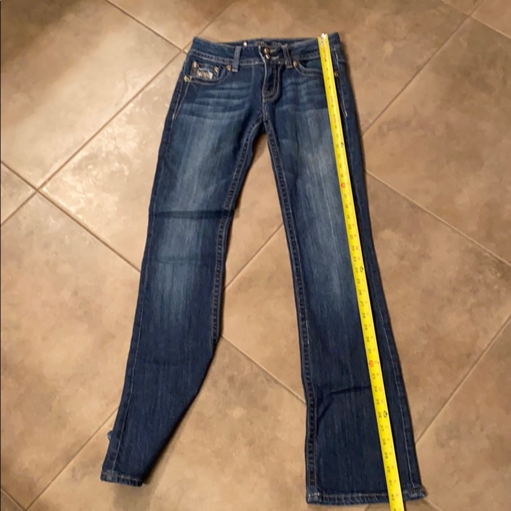 Miss Me jeans with silver bling. - Picture 12 of 13